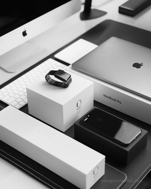 Minimalism in the Digital Age Apple Products